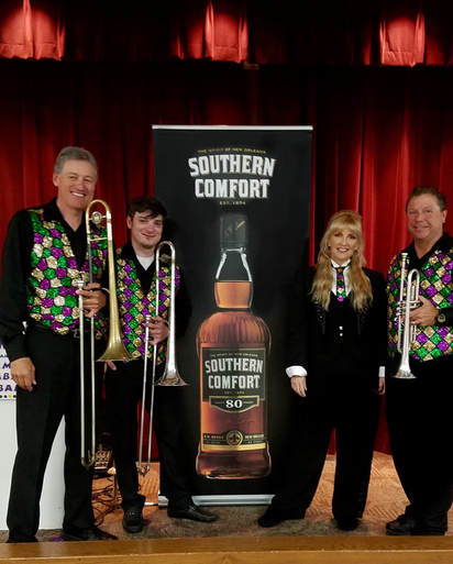 Jammin' Jambalaya Band performing zydeco and new Orleans music for  Southern Comfort corporate event..  conventionbandflorida.com